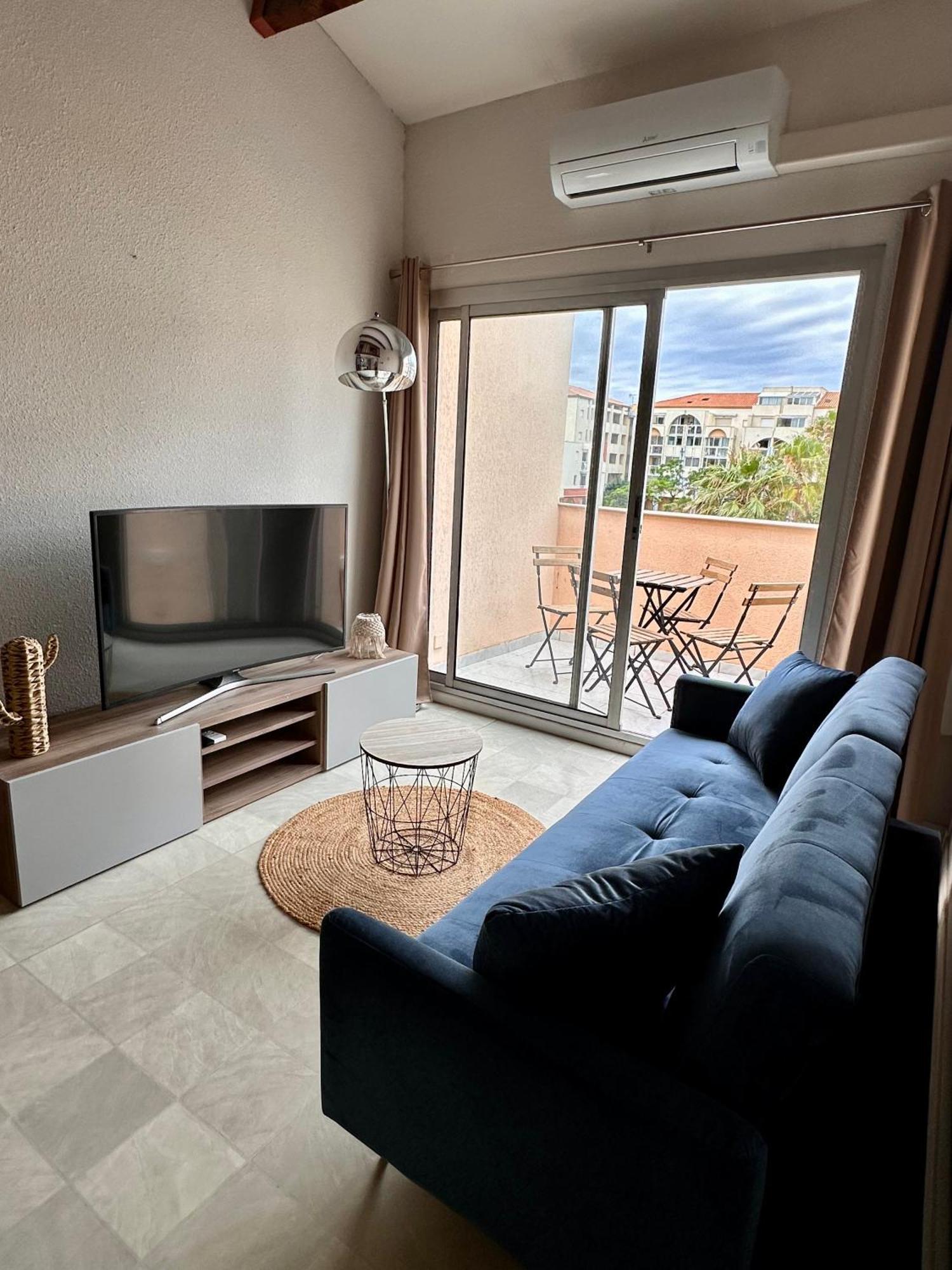 Evasion Setoise - Appartement Avec Balcon Vue Marina, Climatise, Parking - Situe A 200M De La Plage Sète Exteriör bild