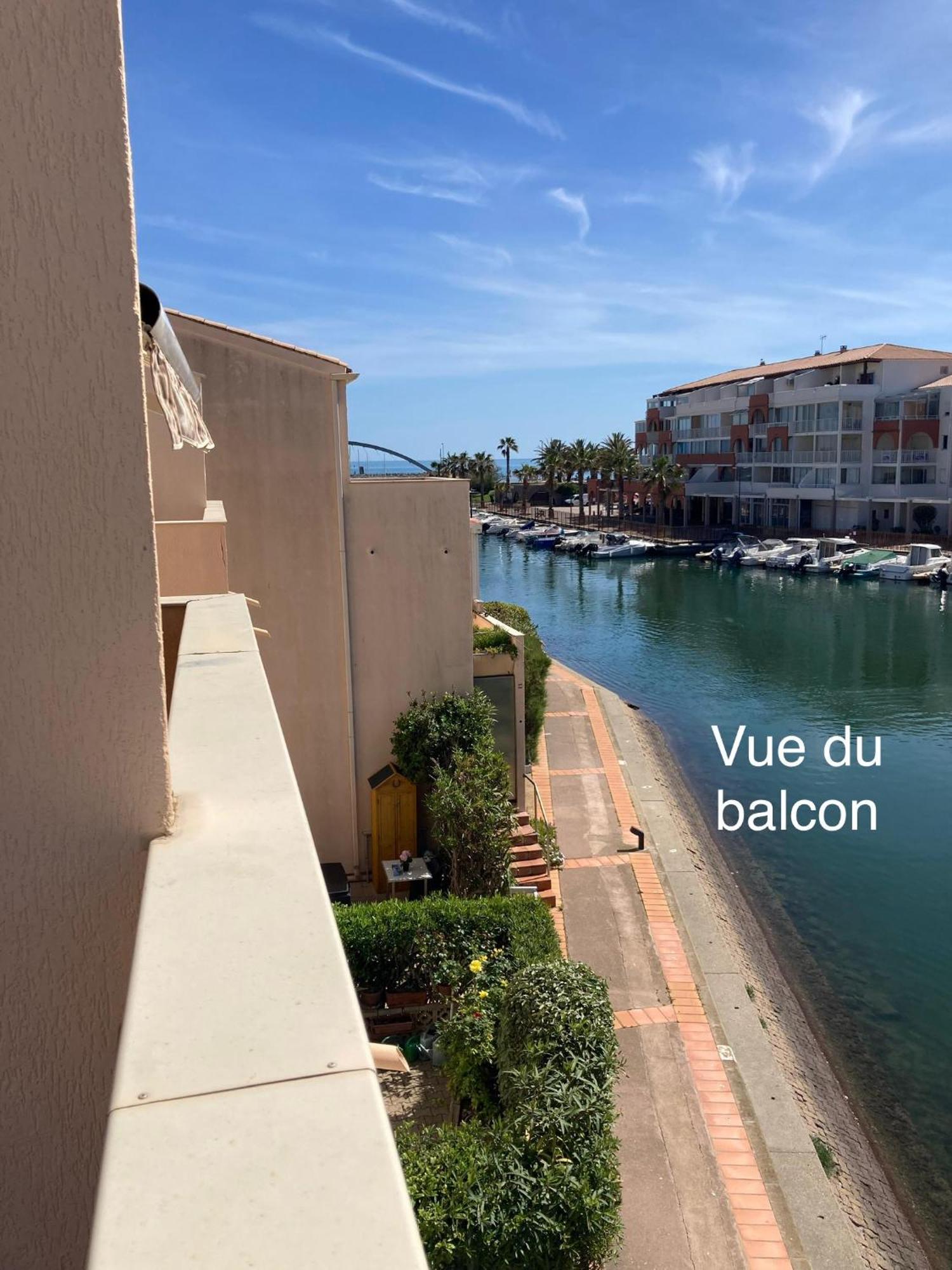 Evasion Setoise - Appartement Avec Balcon Vue Marina, Climatise, Parking - Situe A 200M De La Plage Sète Exteriör bild